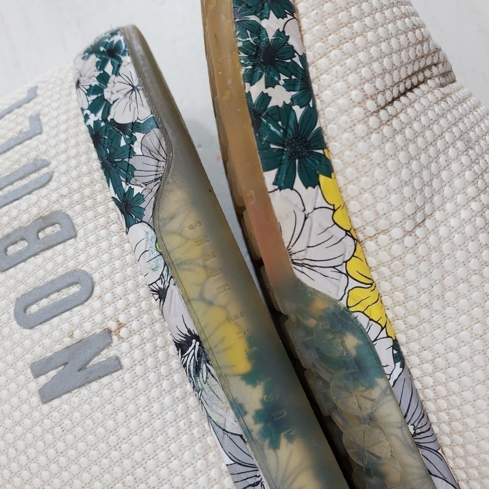 Nobull Spring Fling Trainer Shoes Womens 8.5 Mens 7 Ivory White Running Athletic - Picture 14 of 16